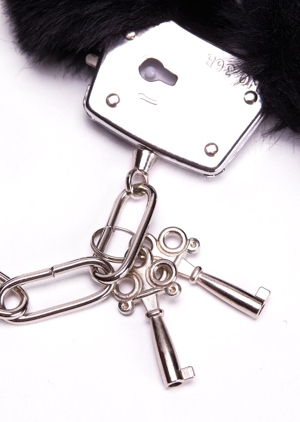 LacyNighty™ Plush Faux Fur Handcuffs