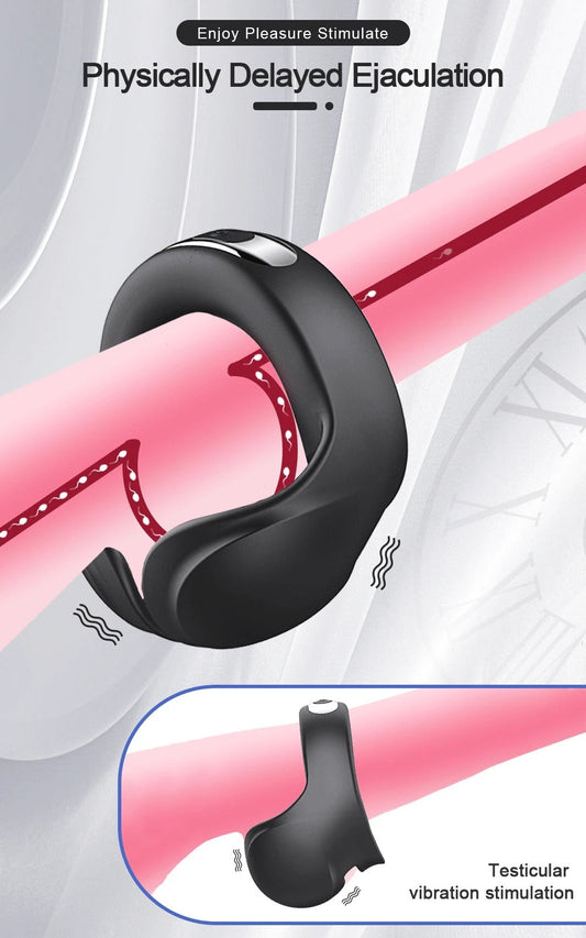 💥2025 Cock Ring 4 in 1 Couple Toy Penis Ring Nighty
