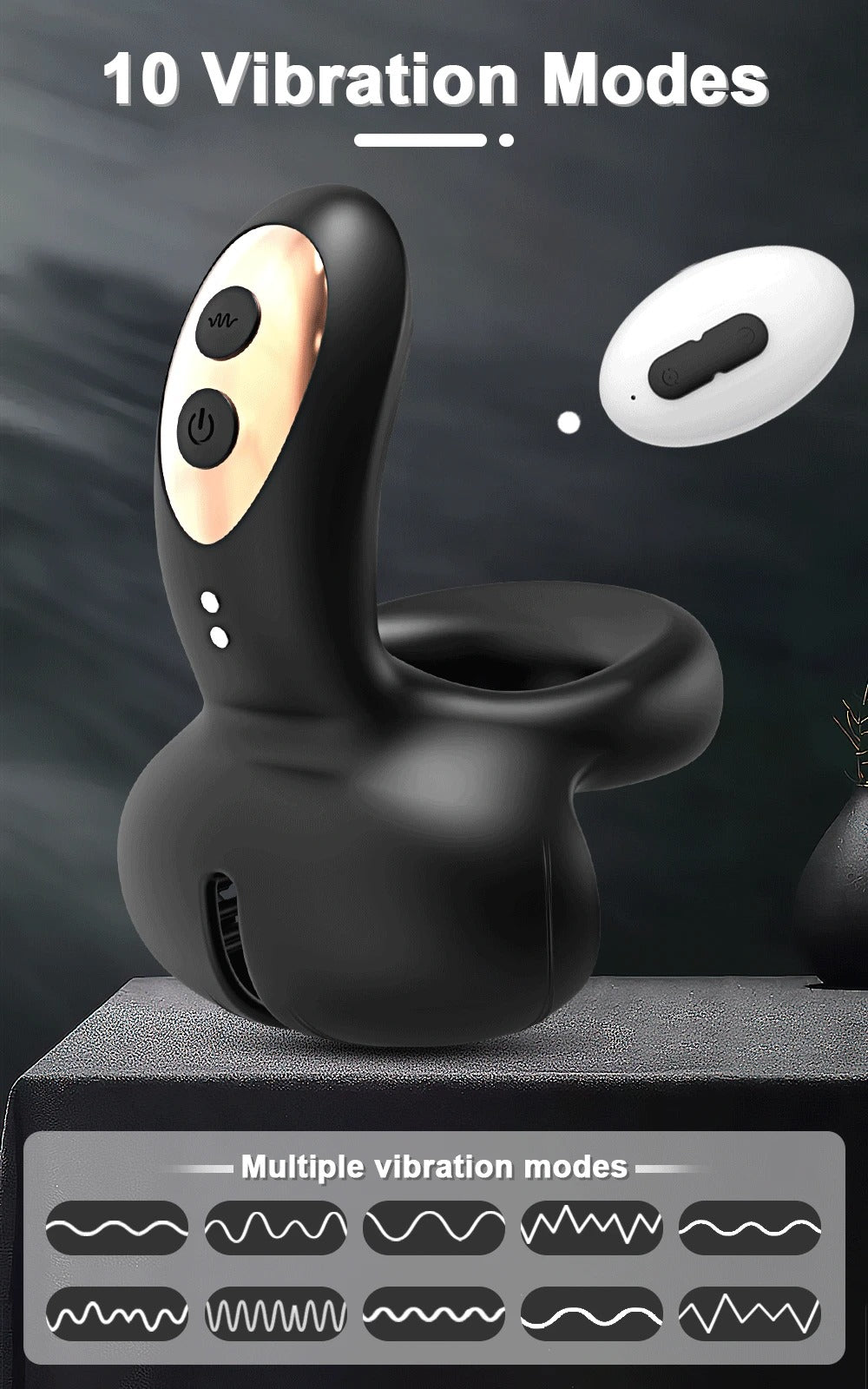 💥2025 Cock Ring 4 in 1 Couple Toy Penis Ring Nighty