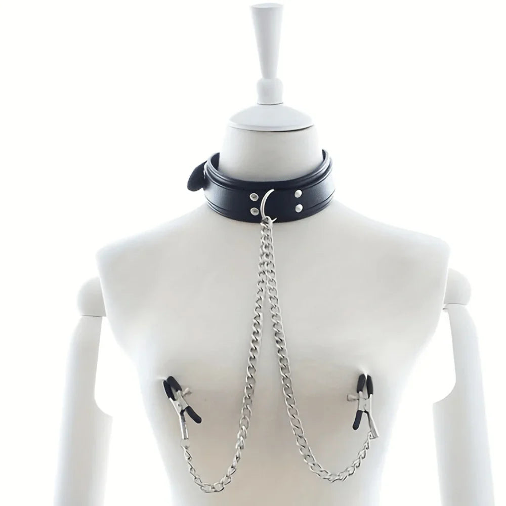 Collar with Nipple Clamps