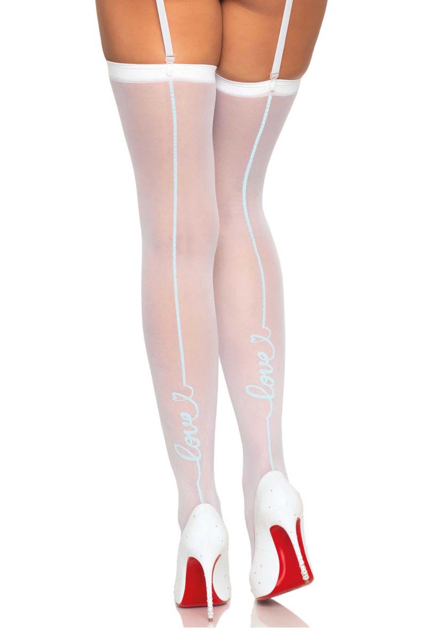 LacyNighty™ True Love Backseam Stockings