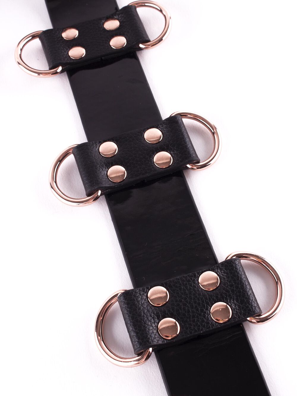 LacyNighty™ Signature Faux Leather Neck to Wrist Restraint