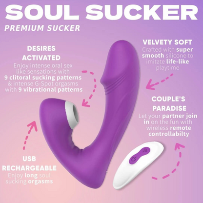 The Soul Sucker Sucking Vibrator (Remote)