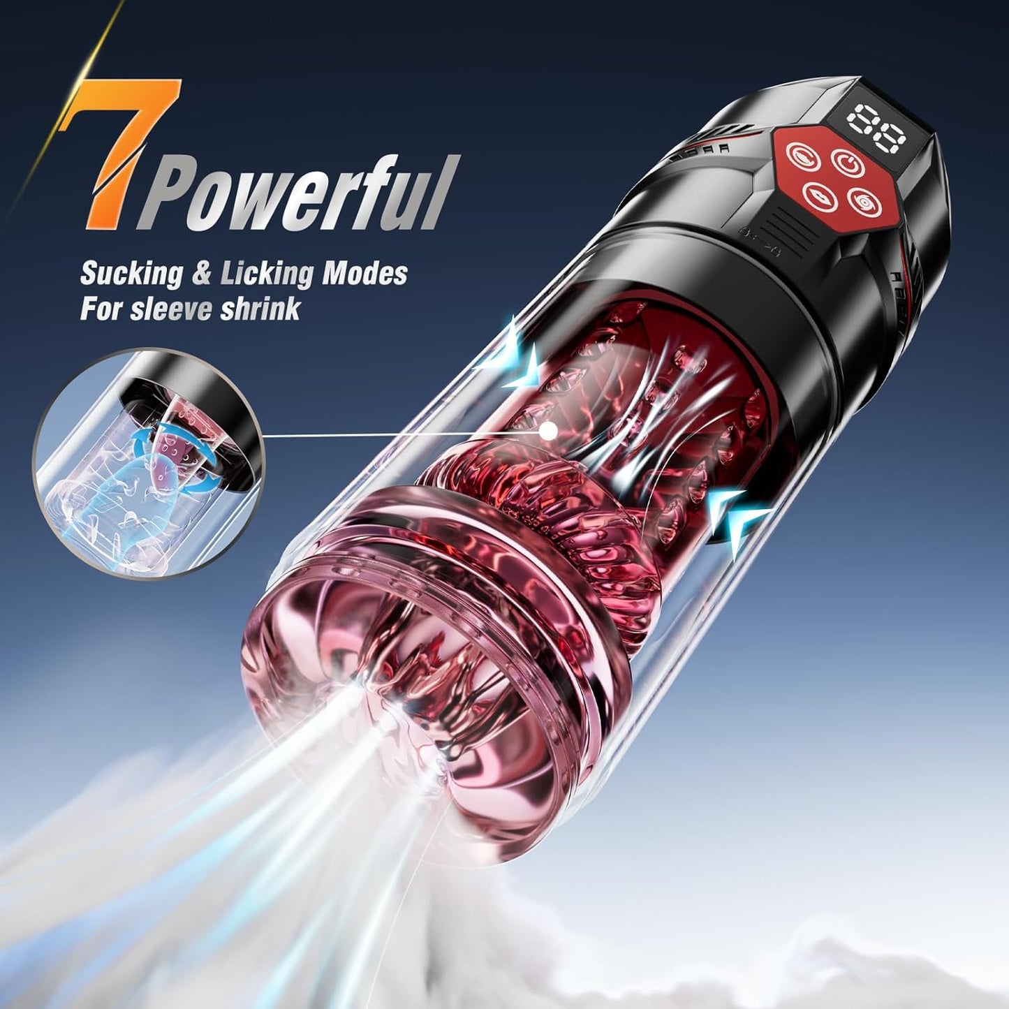 🔥 SUPTRUCK™ Titan Surge Male Masturbator 🔥 Automatic Men Toys LCD Pumps & Enlargers CertifiCure Store