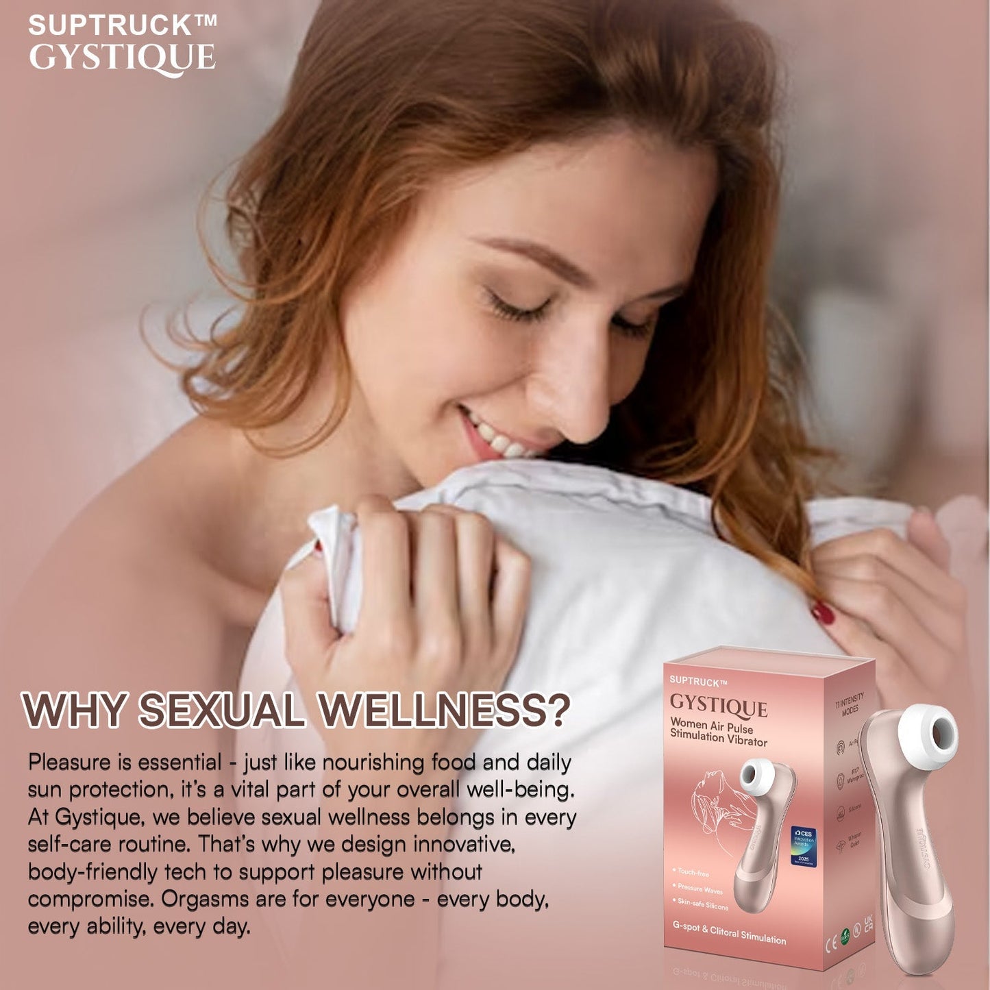 💥 2025 Limited 70% ️OFF 💦 Gystique Vibrator Toy for Women | Pleasure Device | Stimulation Vibrators Hemiras