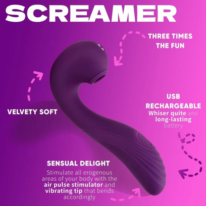 The Screamer Sucking Massager