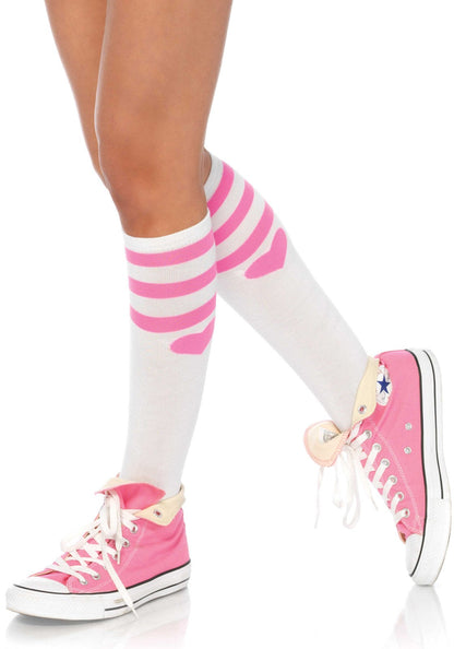 LacyNighty™ Sweetheart Knee Socks