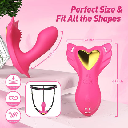 💥 2025 Limited 💦 VibraHug Suptruck™ Wearable Vibrator X9 📱 Pulse Panty Global Control & 9 Modes Hemiras