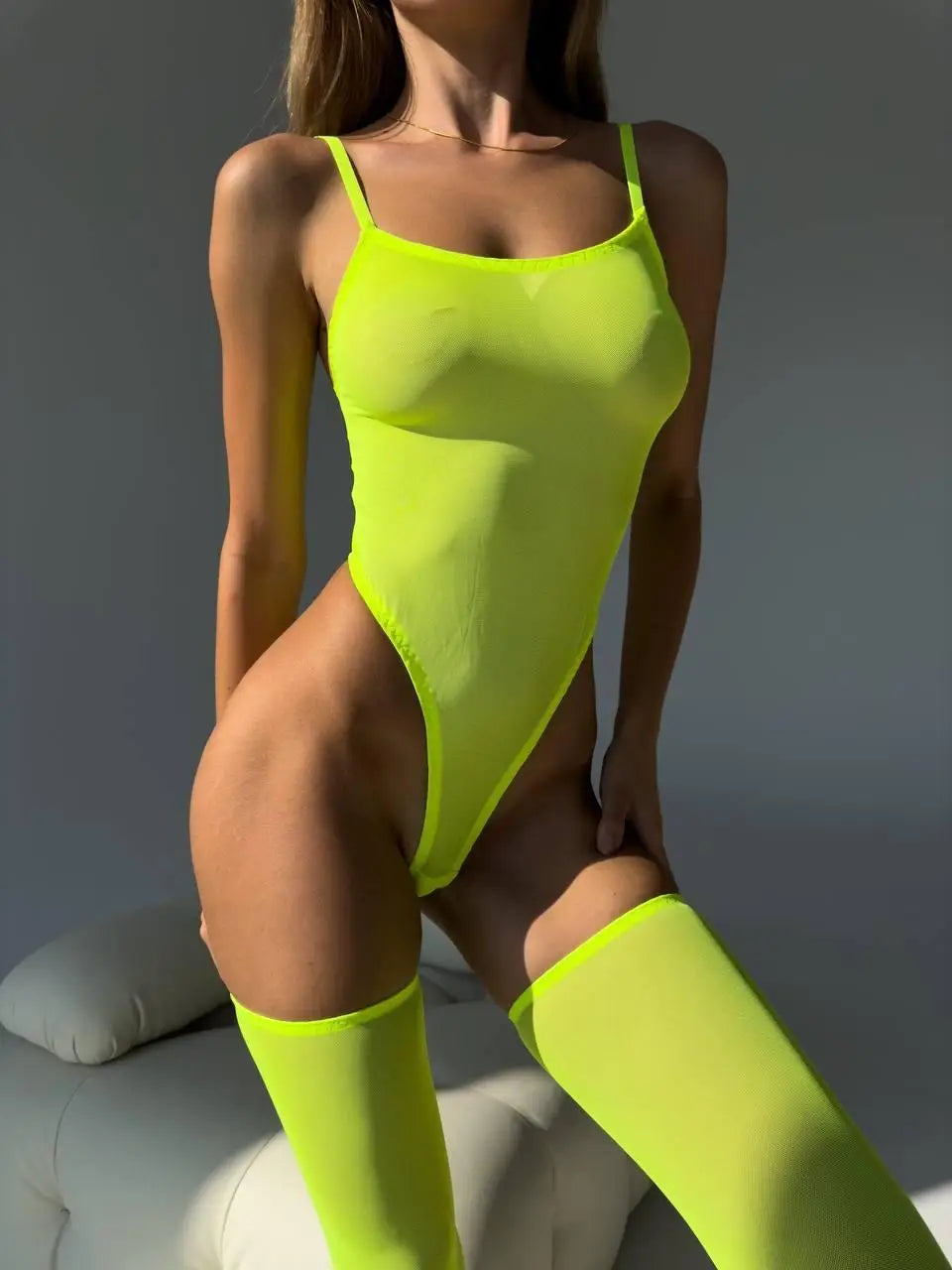 LacyNighty™ Electric Mesh Bodysuit