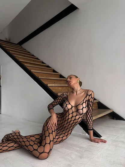 LacyNighty™ Elara Bodystocking