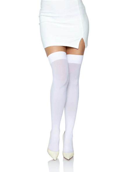 LacyNighty™ Nylon Thigh Highs