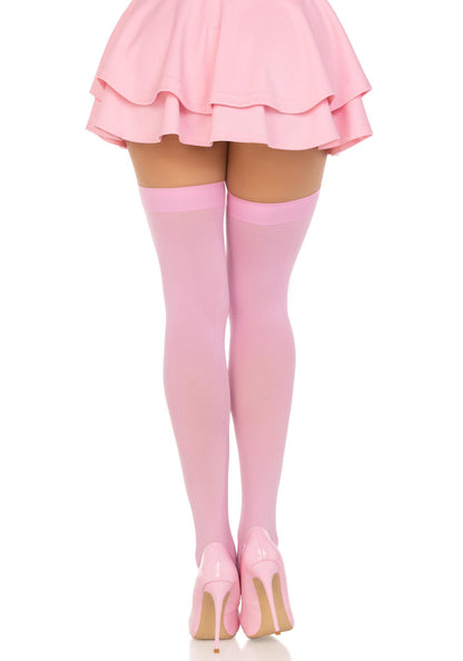 LacyNighty™ Nylon Thigh Highs