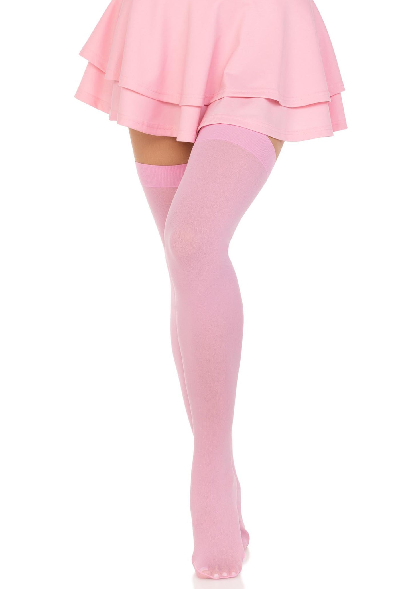 LacyNighty™ Nylon Thigh Highs