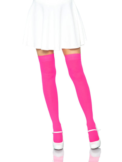 LacyNighty™ Nylon Thigh Highs