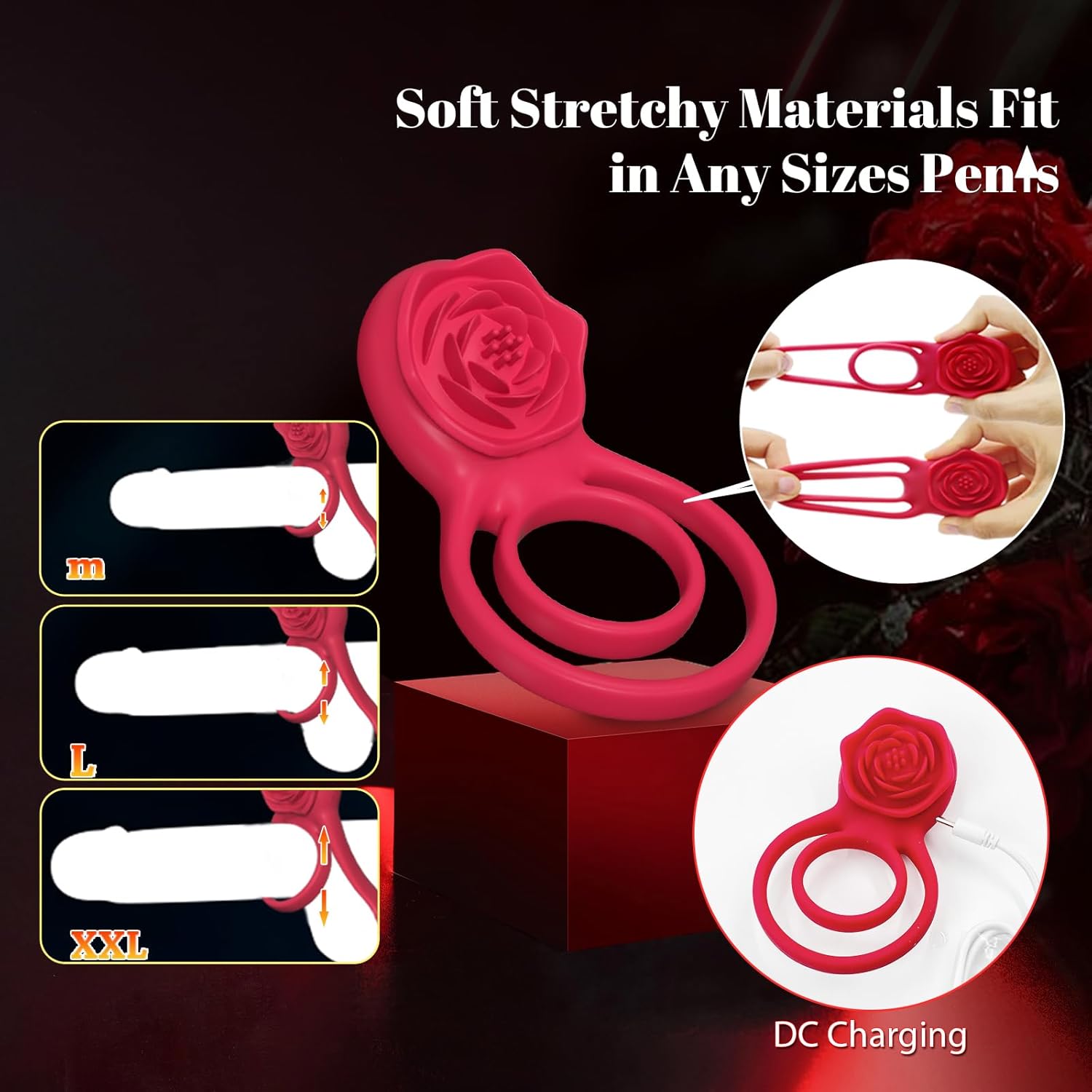 💥 2025 Limited 70% OFF 💦 ROSELINK Suptruck Kiwinet® 3 in 1 Dual Ring Rose Vibrator Hemiras