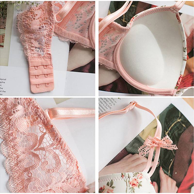 Classic Flower Bra Sets