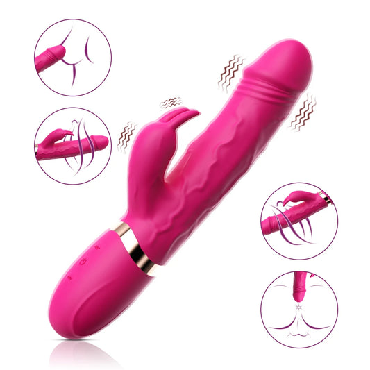 LacyNighty™ Hot Pink Vibratior