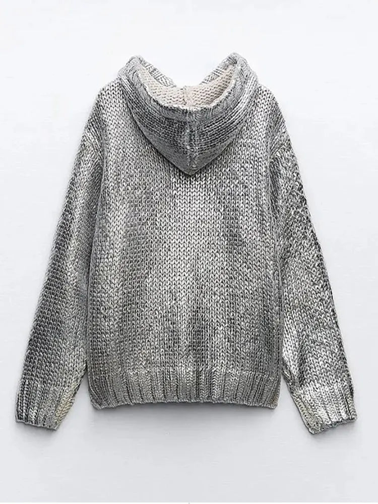 Metallic Women Sweater