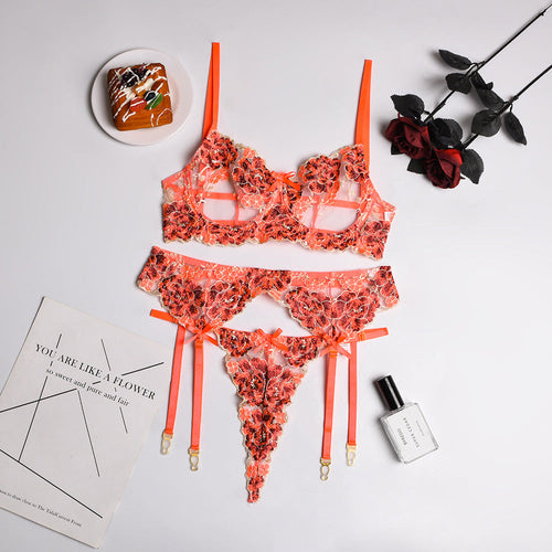 Faded Petals Lingerie Set