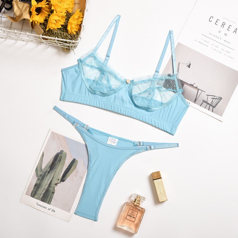 Broken Connection Bra Set