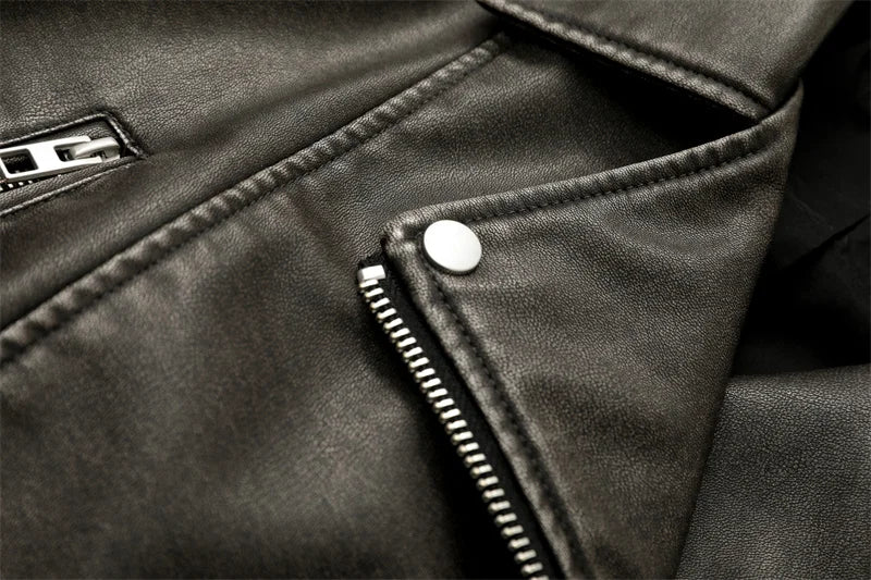 Washed Leather Jacket