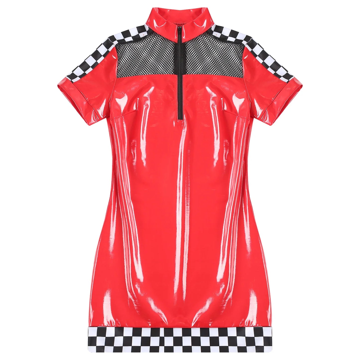 Latex Racer Driver Dress