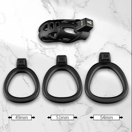 Male Chastity Cage Sex Toys Discreet Sissy Femboy Chastity Cock Cage Device Penis Rings Male With 3 Size chastity cage