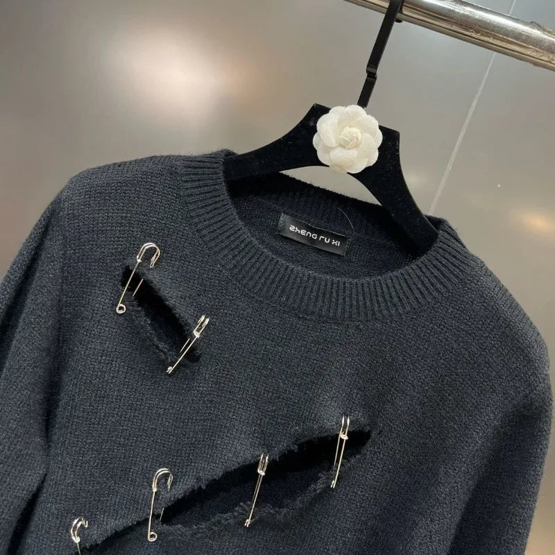 Sweater with Clips