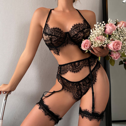 Lace Dreams 4-Piece Lingerie Set