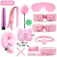 Leather 14pcs pink