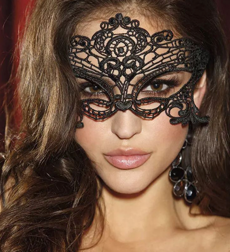 Seductress Mask - Black