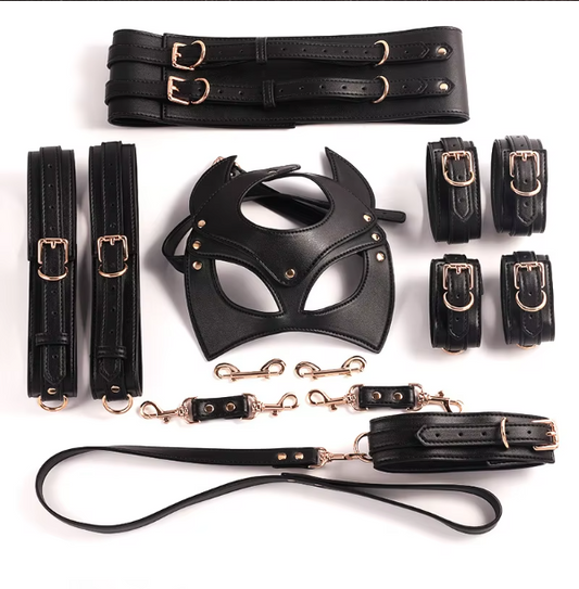 LacyNighty™ 12-Piece Black Fantasy Set