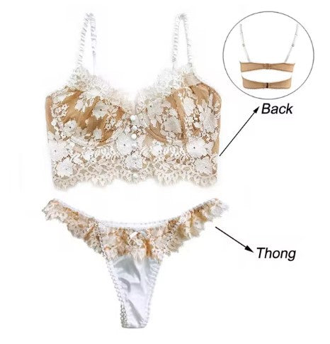 Free Falling Bra Set