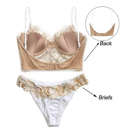 Free Falling Bra Set