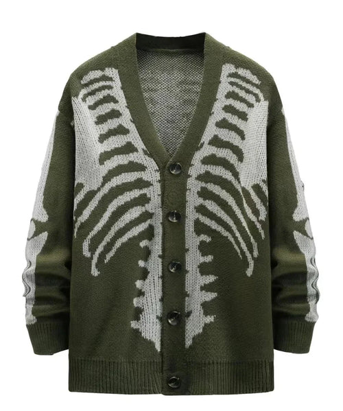 Unisex Knitted Skeleton Sweater