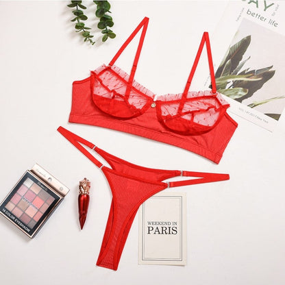 Broken Connection Bra Set