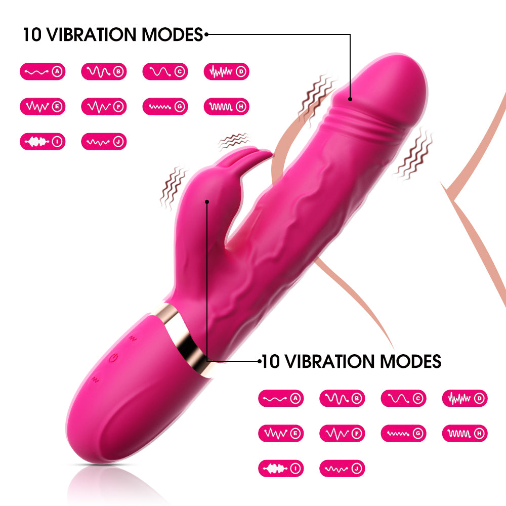 LacyNighty™ Hot Pink Vibratior