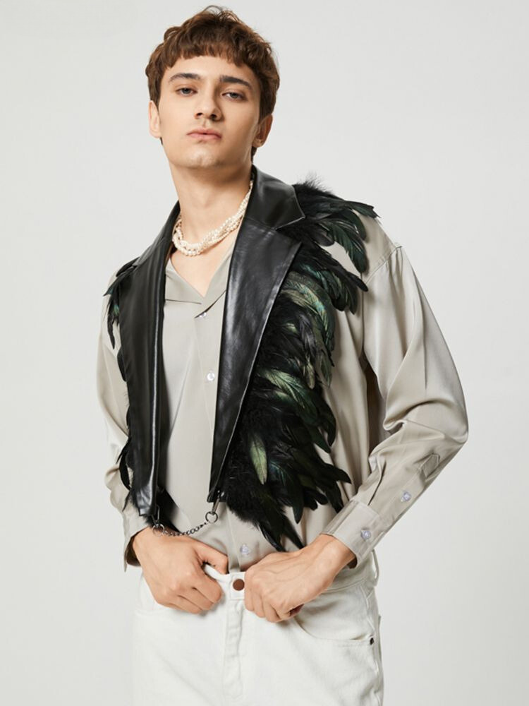 Feather Vest