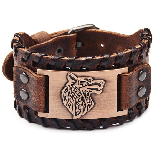 Vintage Leather Bracelet Lacy0301 Bangles