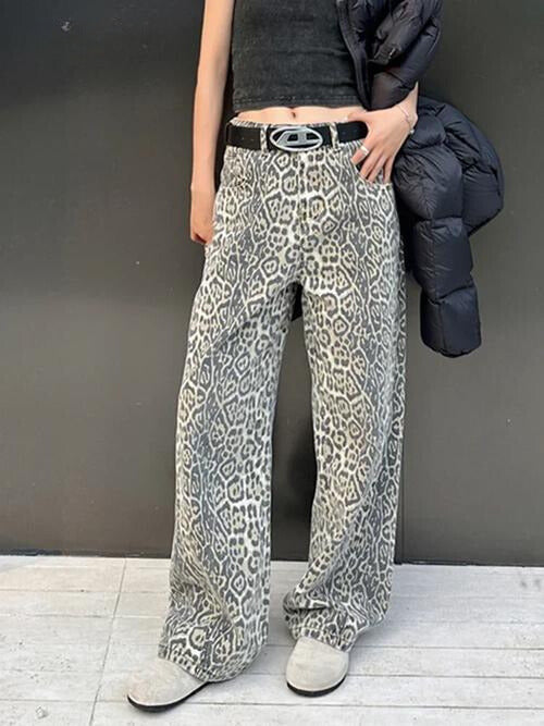 Retro Leopard High Waist