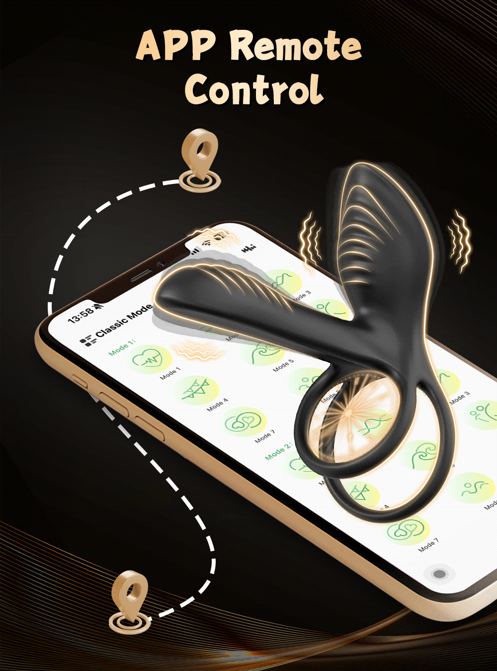 💥2025 Black Rose Ring-FLORAX 15° Curve Boost & Bloom Cock Ring-4 in 1 Couple Toy Penis Ring