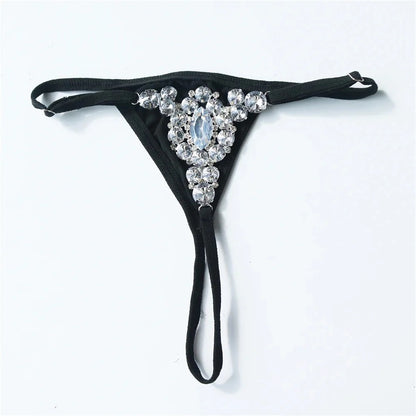 LacyNighty™ Rhinestones Thong