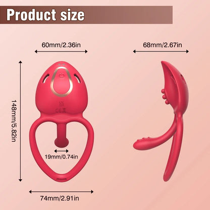 💥 2025 Limited 70% OFF 💦 + CRAVOX 9-Mode Dual Pleasure Ring