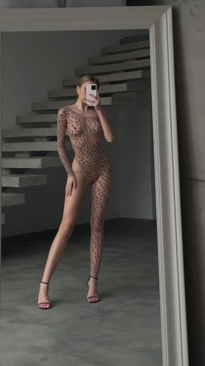 LacyNighty™ Feline Bodystocking