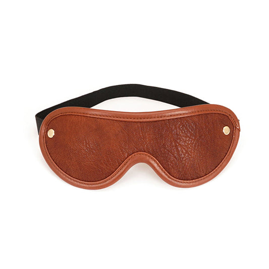 LacyNighty™ Brown Leather Eye mask