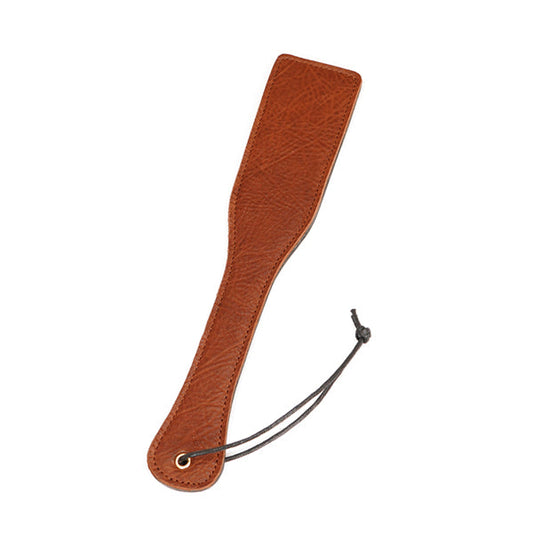LacyNighty™ Brown Leather Paddle