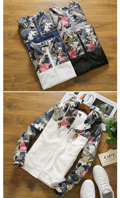 Floral Windbreaker