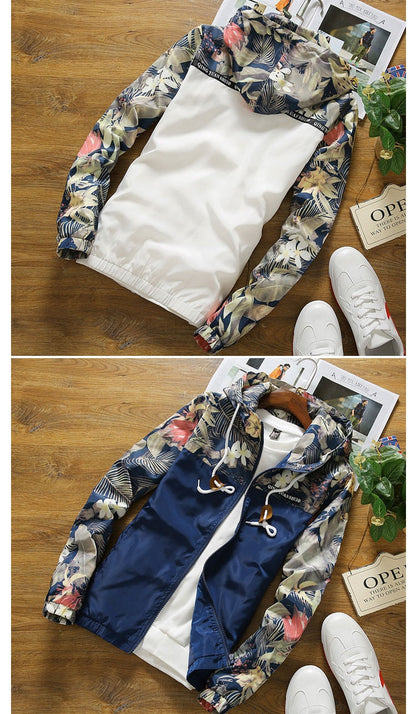 Floral Windbreaker