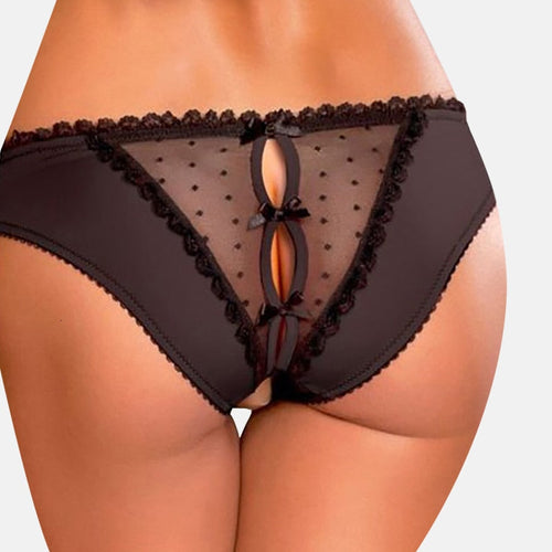 LacyNighty™ Isabelle Crotchless Panties