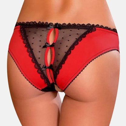 LacyNighty™ Isabelle Crotchless Panties